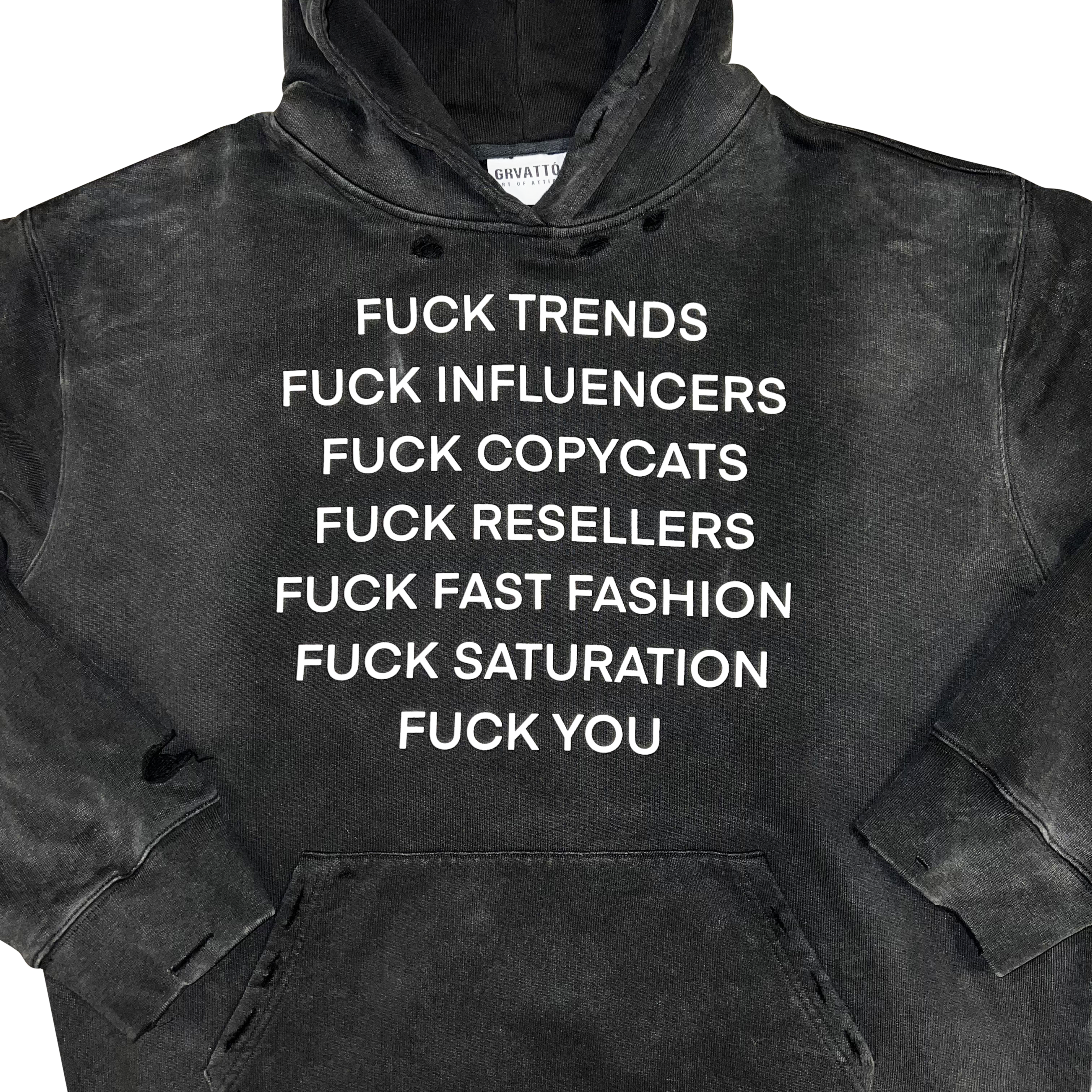 'PROTESTOR' HOODIE (BLACK)